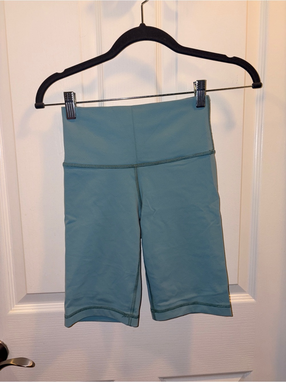 TNA High-Waist Women's Bike Shorts in Teal